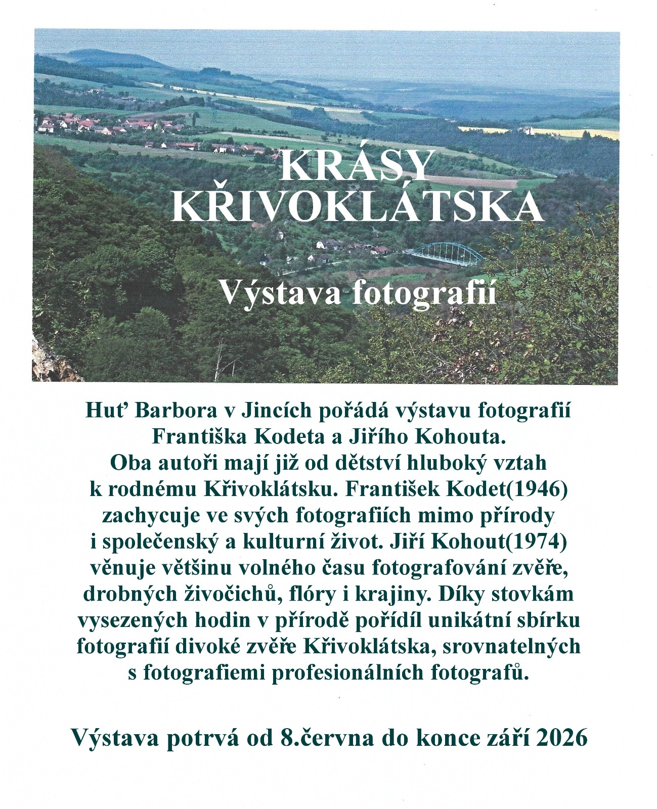 Krásy Křivoklátska – výstava fotografií