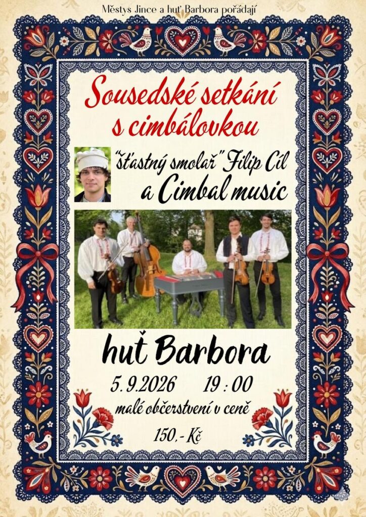 Sousedské setkání s cimbálovkou