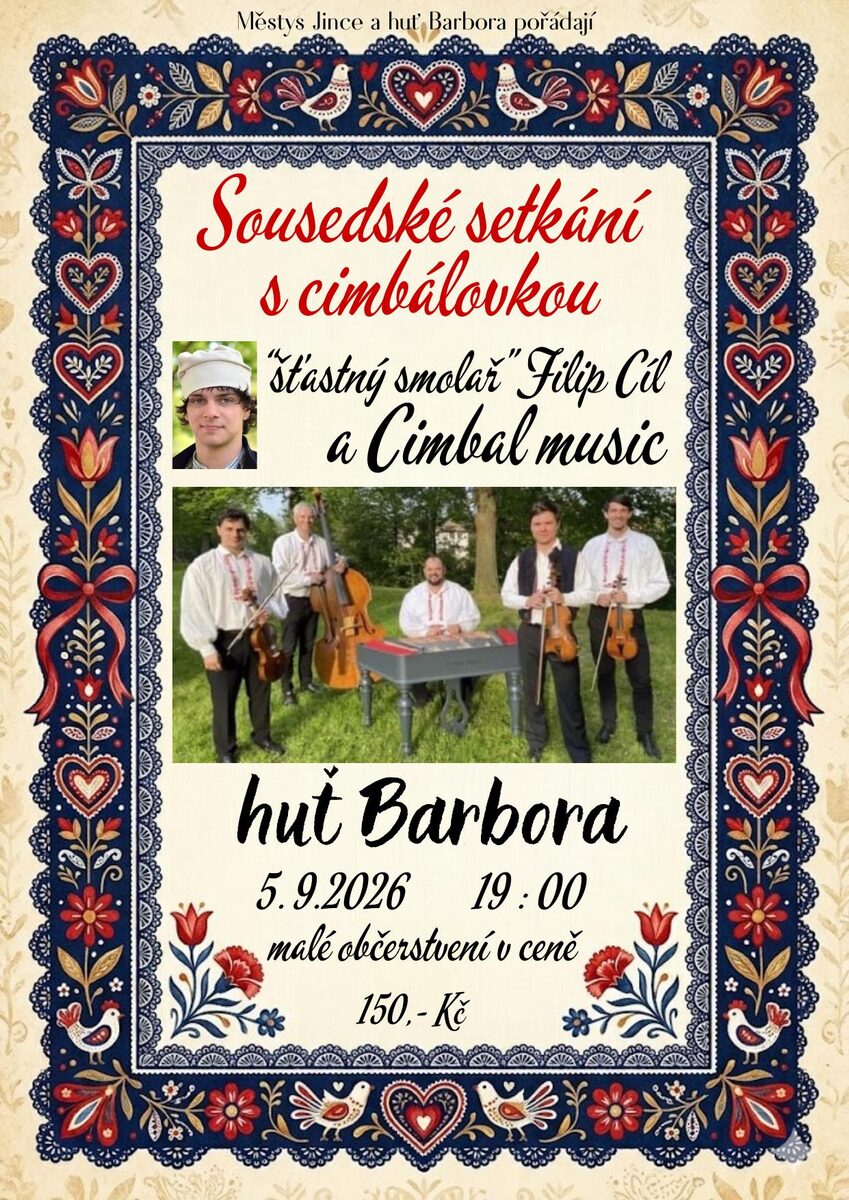 Sousedské setkání s cimbálovkou