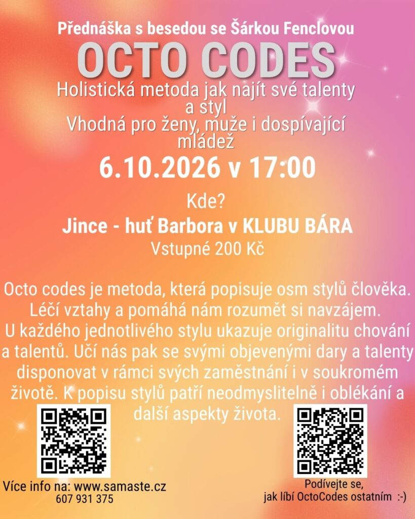 OCTO CODES – jak najít své talenty a styl